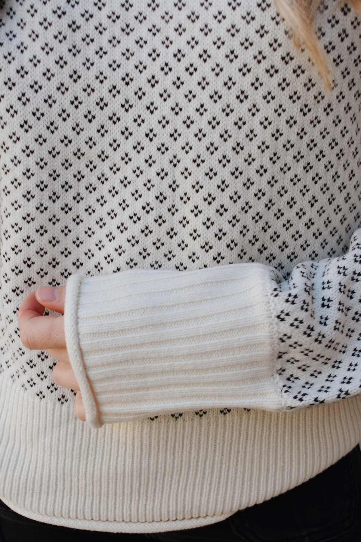 diamond sweater