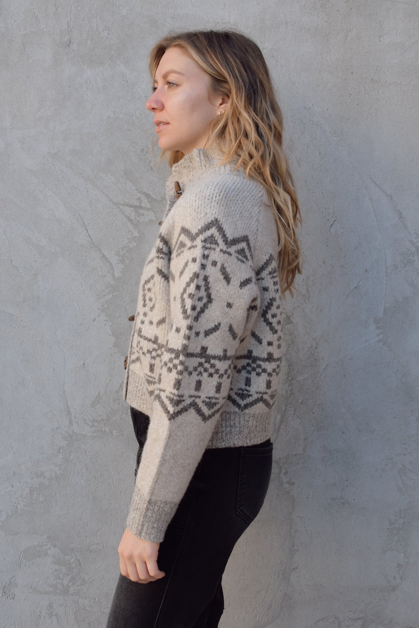 fair isle cardigan
