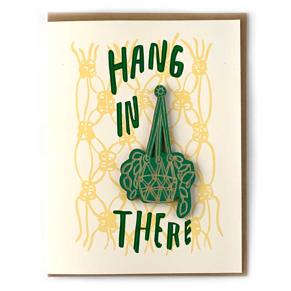 hang in there magnet/card