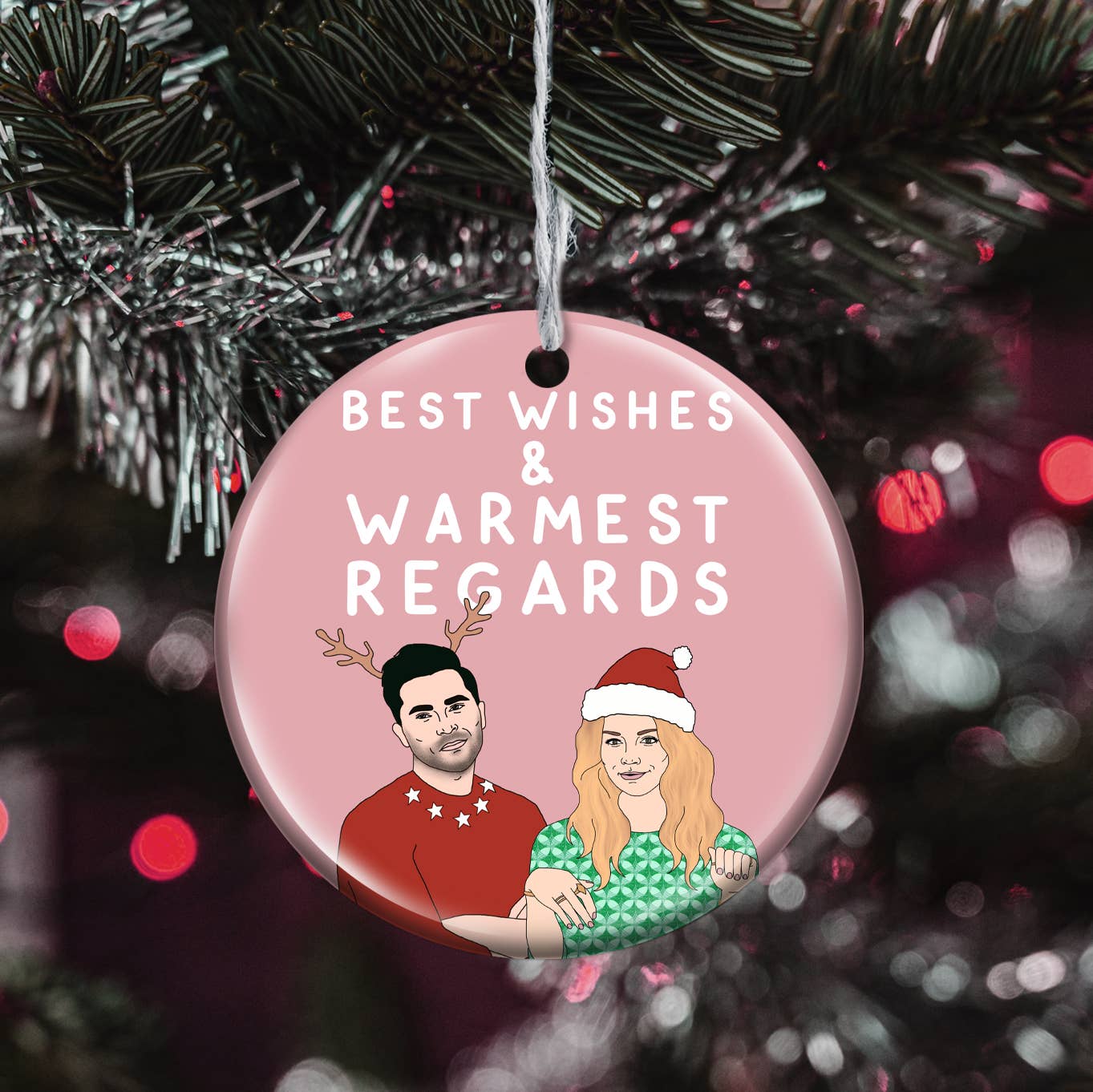 best wishes ornament