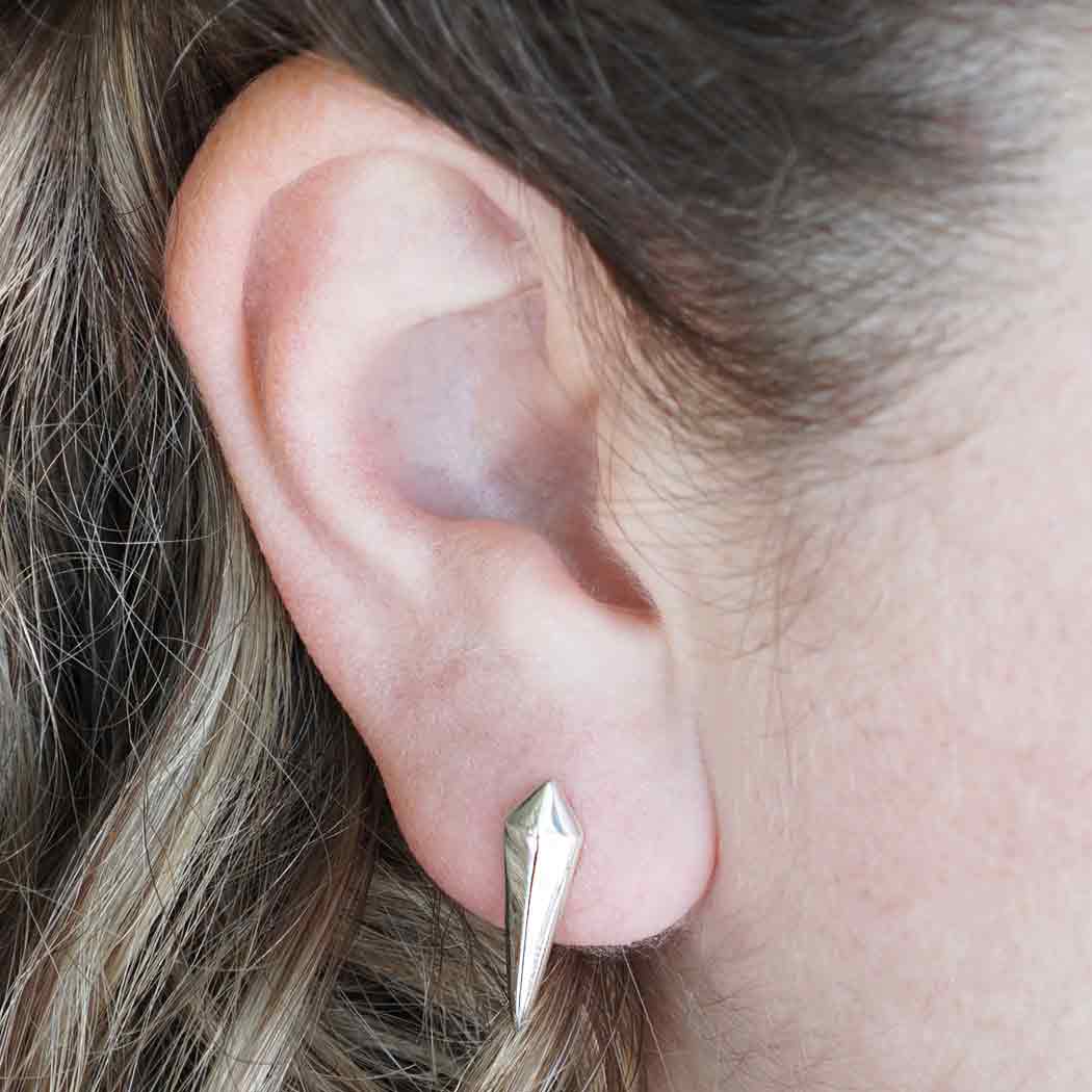 spike post earrings