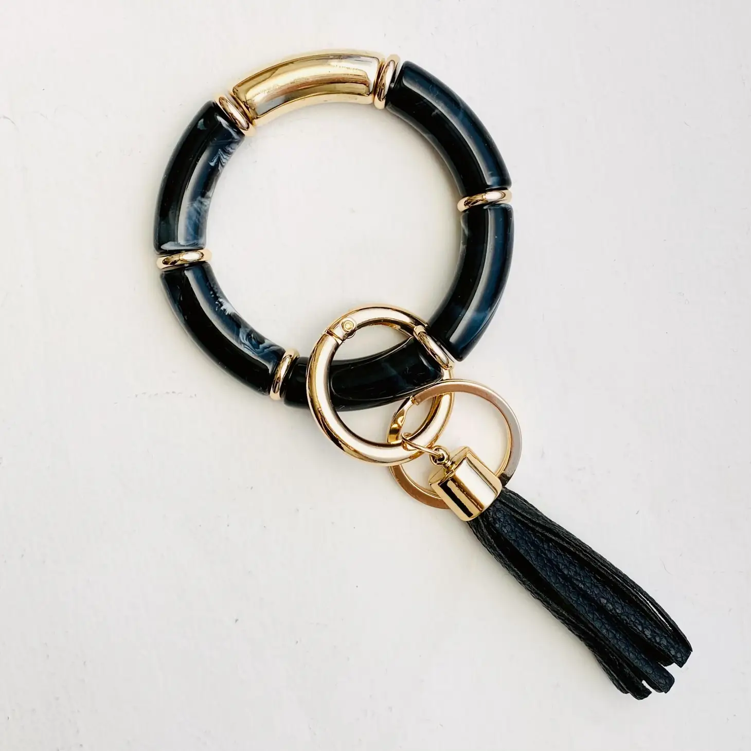 tube bangle bracelet keychain wristlet the revival made in the USA
