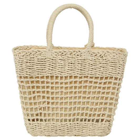 straw tote bag