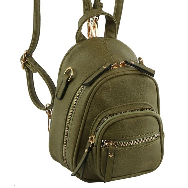 convertible mini backpack to crossbody bag accessory trends  online shop
